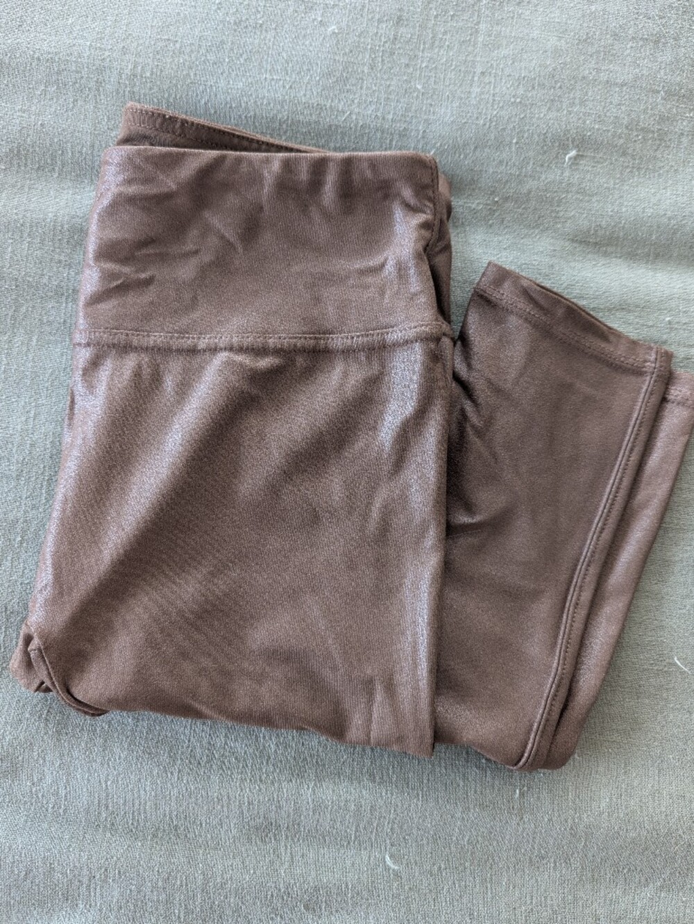 Amazon Women's Brown High-Waist Leggings